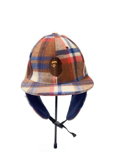 商品画像：キャップ/L/ウール/マルチカラー/チェック/メンズ/001CPH801003M 1