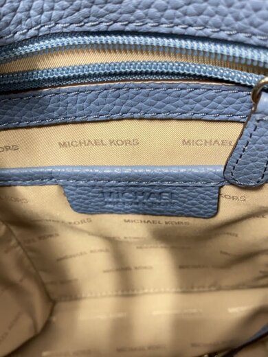 商品画像：ショルダーバッグ/レザー/BLU/無地/AP-1610 5