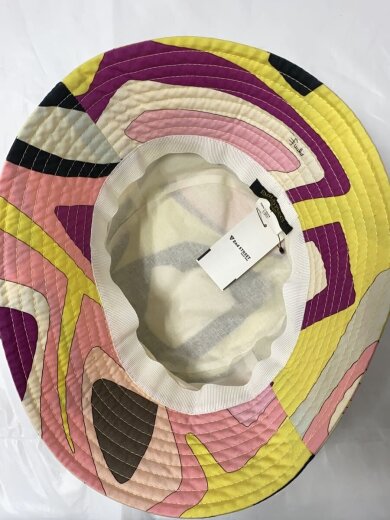 商品画像：バケットハット/FREE/コットン/YLWイエロー黄色/総柄/レディース 4