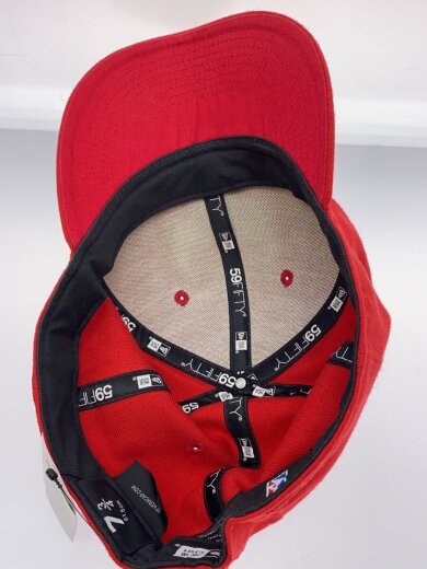 商品画像：シカゴブルズ/キャップ/7 3/4/アクリル/RED/無地/メンズ 4