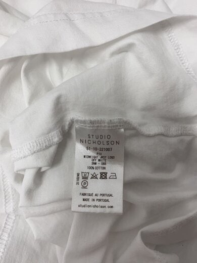 商品画像：PIU MIDWEIGHT JRSY LOGO/Tシャツ/L/コットン/WHT/ホワイト/無地 4