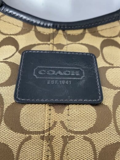 商品画像：シグネチャー/ハンドバッグ/キャンバス/BEG/ベージュ/F14385 5