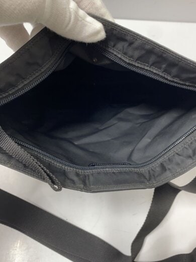 商品画像：ショルダーバッグ/ナイロン/BLK/ブラック/黒/無地/三角ロゴ 6