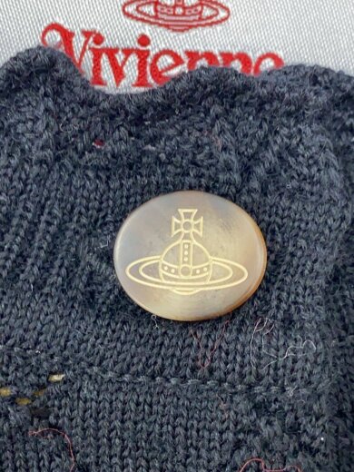 商品画像：カーディガン(薄手)/40/ウール/BLK/無地/16-12-152015 6