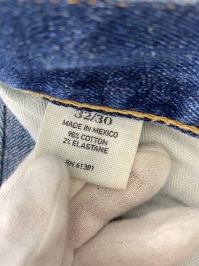 商品画像：VABICK SLIM STRAIGHT/ストレートパンツ/32/デニム/BLU/無地/020000713 5