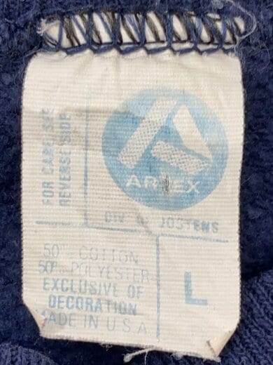 商品画像：70s/USA製/US.NAVY/ラグラン/スウェット/L/コットン/NVY/プリント 3