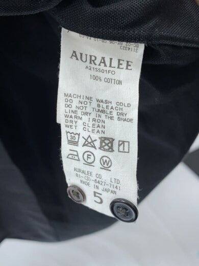 商品画像：FINX SHUTTLE OX SHIRTS/長袖シャツ/5/コットン/BLK/無地/A21SS01FO// 4