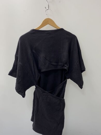 商品画像：Tシャツ//コットン/ブラック/無地/21-070-230-0042-1-0 2