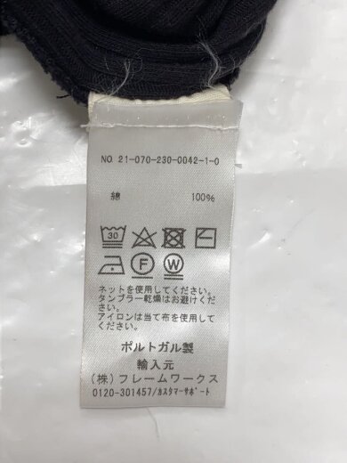 商品画像：Tシャツ//コットン/ブラック/無地/21-070-230-0042-1-0 5