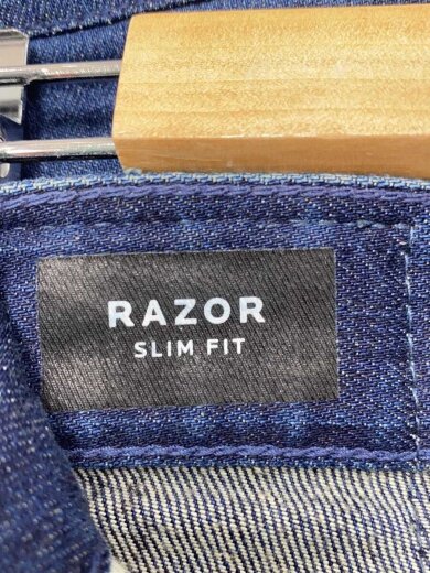 商品画像：RAZOR/スリムフィット/ストレートパンツ/29/デニム/ブルー/無地/01-16-02-11-050 4