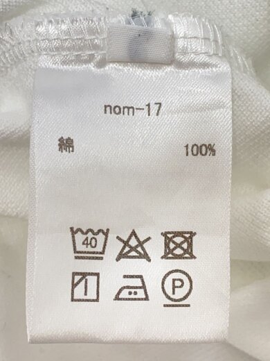 商品画像：nomiamo/長袖シャツ/--/コットン/WHT/無地/nom-17 4
