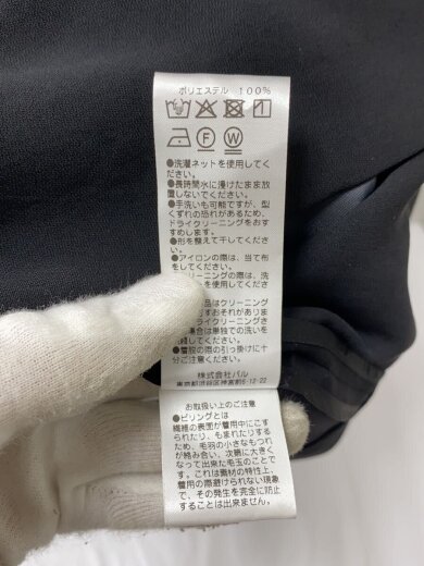 商品画像：ジャージーノーカラージャケット/1/ポリエステル/ブラック/無地/GGZ1061107A0007 6