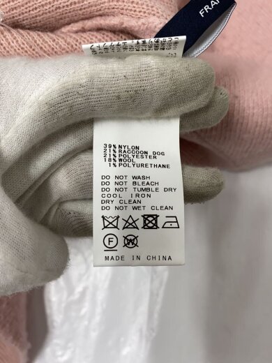 商品画像：ニット・セーター(厚手)/--/ウール/ピンク/無地/23-080-220-7760-4-0 5