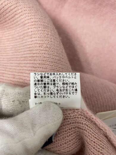 商品画像：ニット・セーター(厚手)/--/ウール/ピンク/無地/23-080-220-7760-4-0 7
