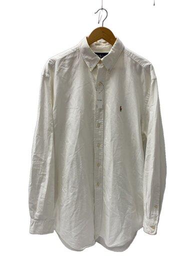 商品画像：YARMOUTH/OXFORD/ボタンダウンシャツ/16.5/コットン/ホワイト/襟汚れ 1