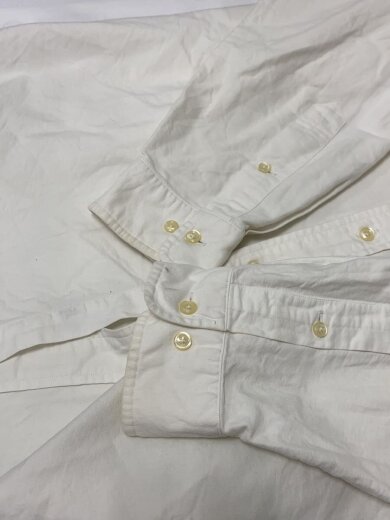 商品画像：YARMOUTH/OXFORD/ボタンダウンシャツ/16.5/コットン/ホワイト/襟汚れ 6