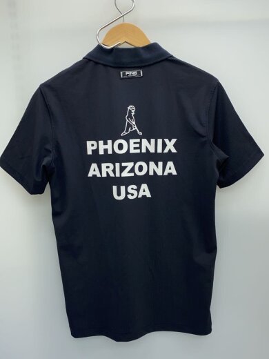 商品画像：621-3160207 PING　シアサッカーストレッチポロシャツ/S/BLK// 2