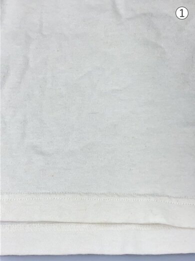 商品画像：Tシャツ/XL/コットン/WHT/無地 6