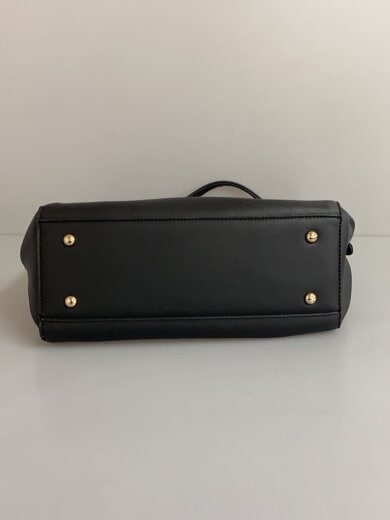 商品画像：ハンドバッグ/レザー/BLK/無地 4