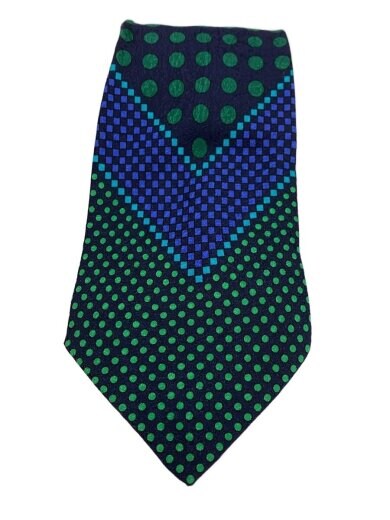 商品画像：ネクタイ/シルク/GRN/ドット/メンズ 1