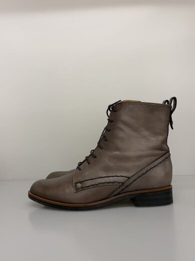 商品画像：レースアップブーツ/24cm/BRW// 1