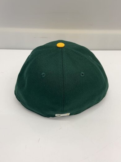 商品画像：キャップ/7 1/2/ポリエステル/GRN/メンズ 3