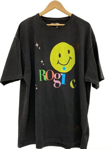 商品画像：vintage加工/smile teeTシャツ/XL/コットン/GRY/プリント/RG-21S-001 1