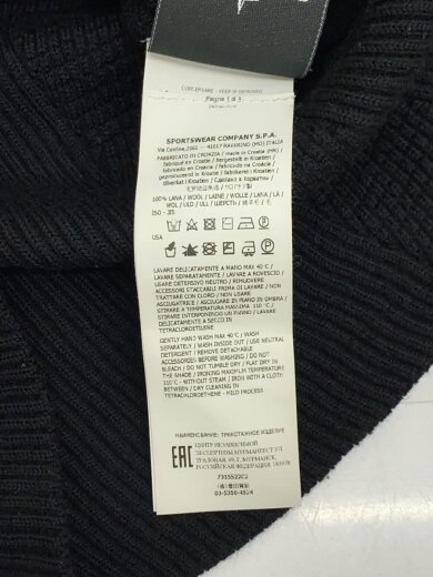 商品画像：ニット・セーター(厚手)/--/ウール/BLK/7315522C2// 5