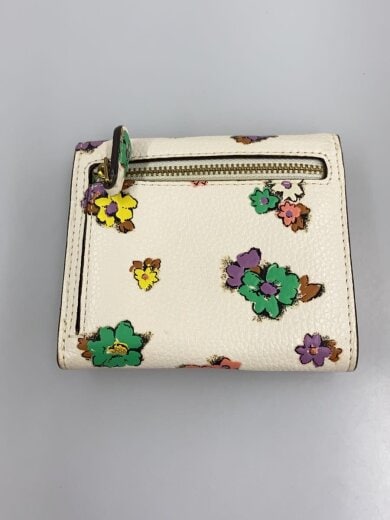 商品画像：3つ折り財布/レザー/CRM/花柄/レディース/C3818// 2
