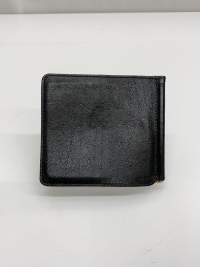 商品画像：マネークリップ/レザー/BLK/無地/メンズ 2