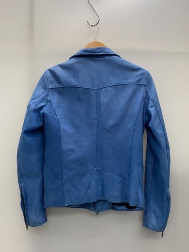 商品画像：No No YES LEATHER TOKYO/ライダースジャケット/S/レザー/BLU/無地 2