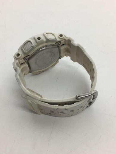 画像：CASIOクォーツ腕時計/デジアナ/ラバー/WHT/BA-110ST/BABY-G4