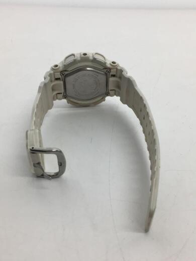 画像：CASIOクォーツ腕時計/デジアナ/ラバー/WHT/BA-110ST/BABY-G5