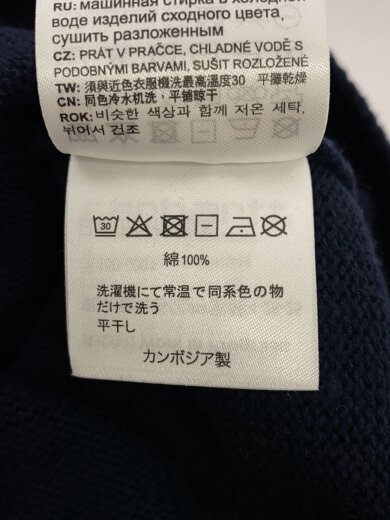 画像：Carharttニットベスト(薄手)/M/コットン/NVY/無地6