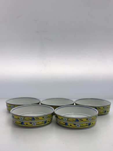 画像：たち吉黄彩唐草取り鉢揃/鉢/6点セット/YLW/947-10845