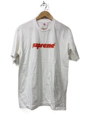 24SS/Pinline Tee/M/コットン/WHT/プリント