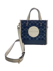 デンプシートート22/2WAY/NVY/総柄/C8582