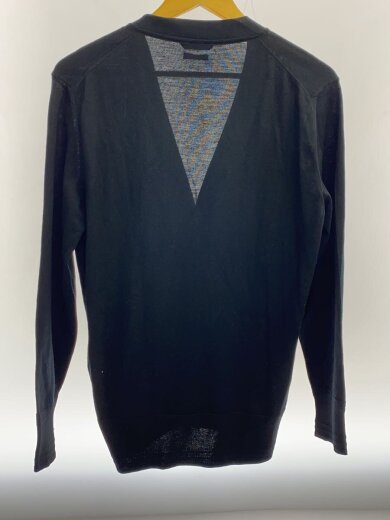 商品画像：カーディガン(薄手)/46/メリノウール/BLK/BHM90 2