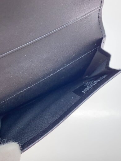 商品画像：レザーパッチワーク/カードケース/レザー/BLK/無地/メンズ 5