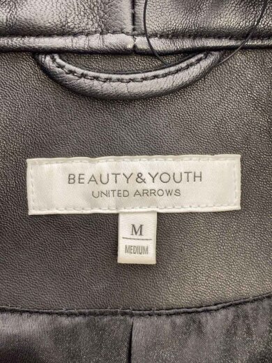 商品画像：レザージャケット・ブルゾン/M/羊革/BLK/無地/1225-199-7631 3