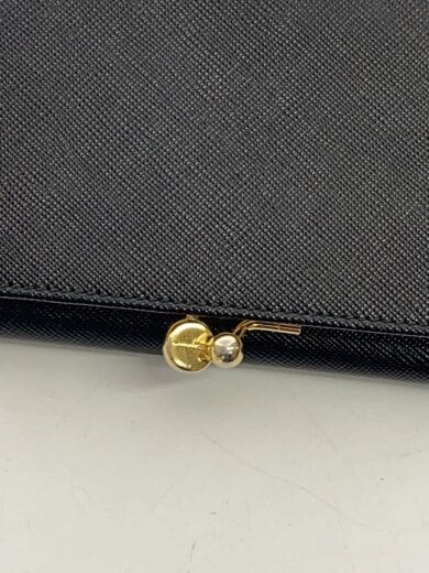 商品画像：2つ折り財布/ガンチーニ/レザー/BLK/無地/レディース 8