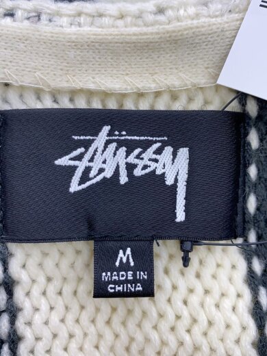 商品画像：カーディガン(厚手)/M/アクリル/ストライプ/117186 3