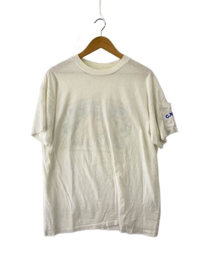 商品画像：90s・USA製シングルステッチ_キャメルTシャツ/XL/ポリエステル/WHT/無地 1