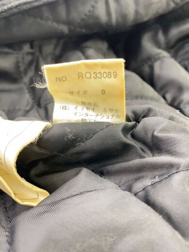 商品画像：ボンバージャケット/9/豚革/BLK/無地 4