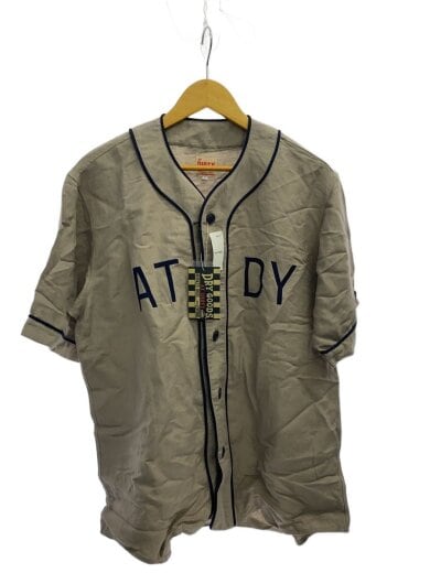 商品画像：BASEBALL S/S SHIRT/半袖シャツ/M/リネン/BEG/無地 1