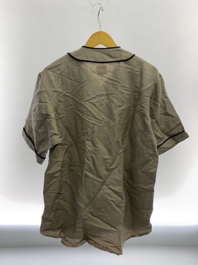 商品画像：BASEBALL S/S SHIRT/半袖シャツ/M/リネン/BEG/無地 2