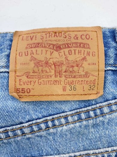 商品画像：ストレートパンツ/36/デニム/USA製/550 4