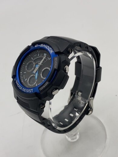 商品画像：クォーツ腕時計・G-SHOCK/デジアナ/ラバー/BLK/BLK 2