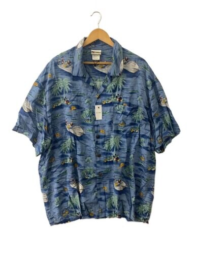 商品画像：ウォルトディズニー・アロハシャツ/XXL/レーヨン/BLU 1