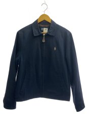 ブルゾン/S/コットン/NVY/スイングトップ/裏地チェック